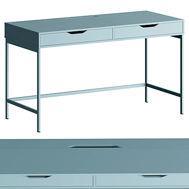 IKEA ALEX Writing Desk 3D model image 1 