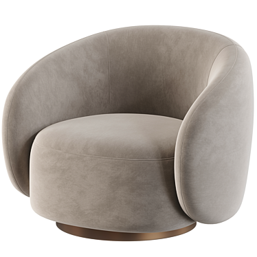 Modern Swivel Chair Brice 2014 3D model image 1 