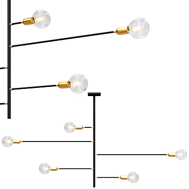 Gibas AGÒ Ceiling Lamp 103/75 3D model image 1 