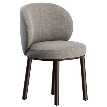 Sleek Ovata Dining Chair Wendelbo 3D model image 1 