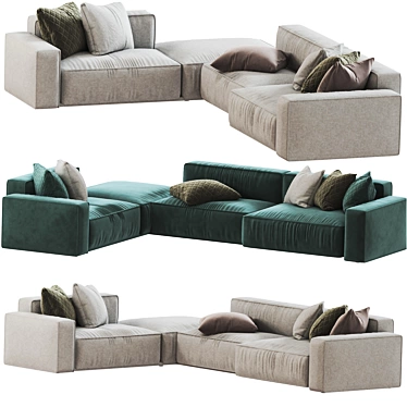  Contemporary Modular MARECHIARO Sofa 3D model image 1 