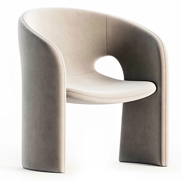 Sleek Celeste Armchair by Roche.deepcopy 3D model image 1 