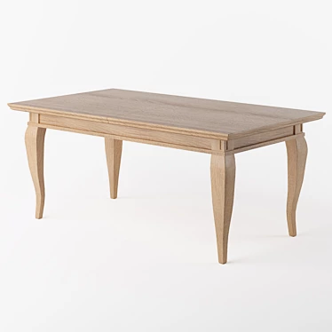 Scandinavian Style Dining Table - Mööbliait 3D model image 1 