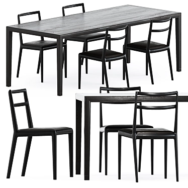 Minimalist Furniture Set by Timeandstyle 3D model image 1 
