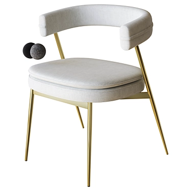 Zanotta Nena Chair 3D Model 3D model image 1 