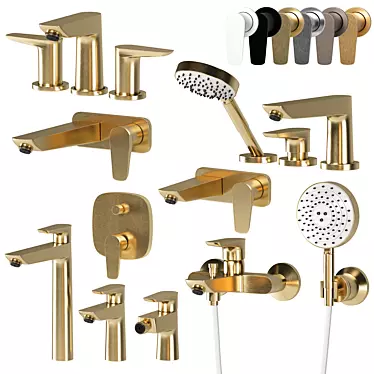 HANSGROHE TALIS Faucet Set 3D model image 1 