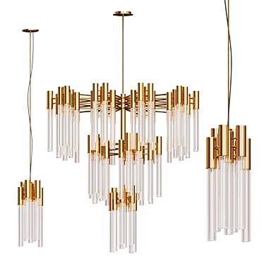 Elegant BURJ Light Collection glamorizes 3D model image 1 