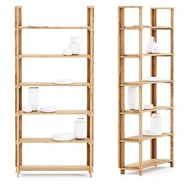 Modern Minimalist Shelves by Bolia 3D model image 1 