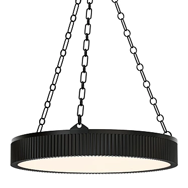 Bronze Distressed Lynden Pendant Light 3D model image 1 