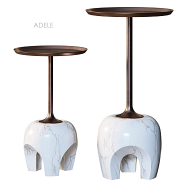 ADELE Side Table Collection Muse 3D model image 1 