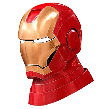 Replica Iron Man Helmet Cosplay 3D model image 1 