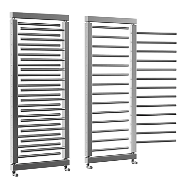 Compact Folding Towel Warmer 3D model image 1 