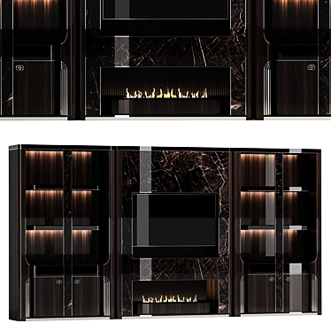 Luxury TV Stand by Elve 3D model image 1 