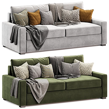 Elegant Maxwell Sofa – Comfort Defined 3D model image 1 