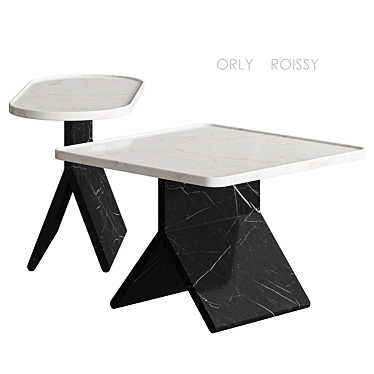 Modern ORLY Side Table Collection 3D model image 1 