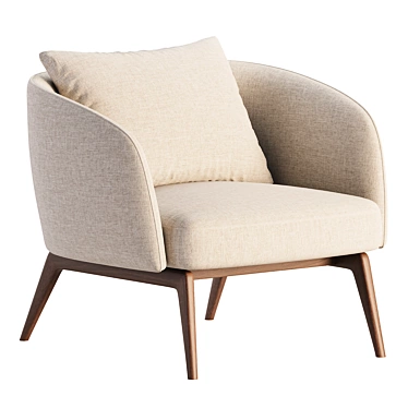 Modern Cosmo Armchair by HC28 3D model image 1 