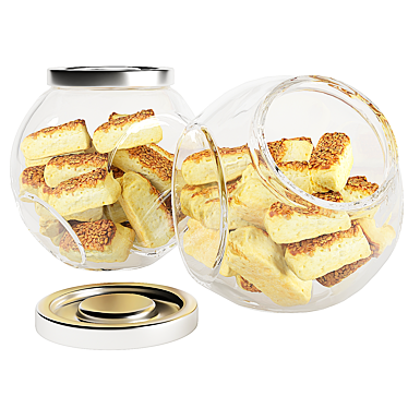 Glass jar cookies content 06