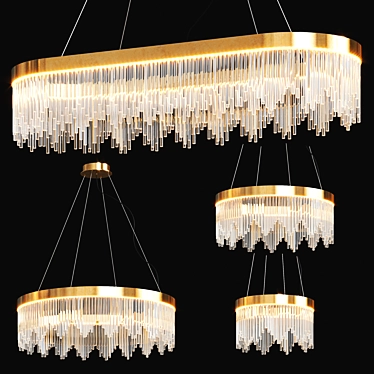 Enchanting Romatti Fairytale Lighting Chandelier 3D model image 1 