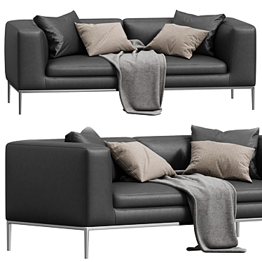 Modern Elegance Italian Sofa 3D model image 1 