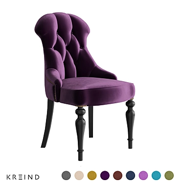  Microvelvet and Wood Flower Collection 3D model image 1 