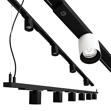 Arkoslight TOP MICRO 24V Track-Light 3D model image 1 