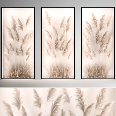 Eco Botanical Wall Decor 3D model image 1 