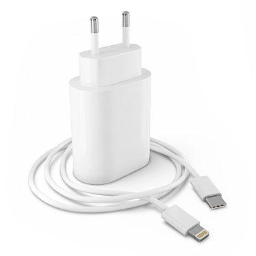  Apple iPhone Charger, Fast Charging 3D model image 1 