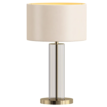 Sparkling Elegance: Lisle Crystal Table Lamp 3D model image 1 