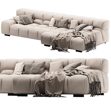 Modern Tufty Time B&B Sofa 3D model image 1 