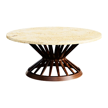Edward Wormley Marble Coffee Table 3D model image 1 