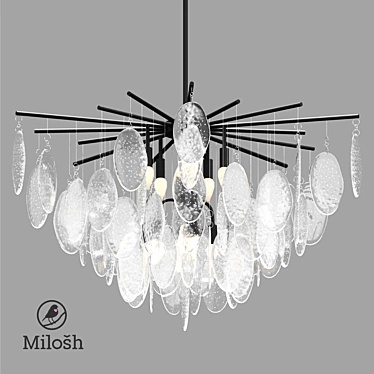 Title: 
"Modern Sophistication: MILOSH TENDENCE Chandelier 3D model image 1 