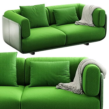 Arper SHAAL 2-Seater Sofa 3D model image 1 