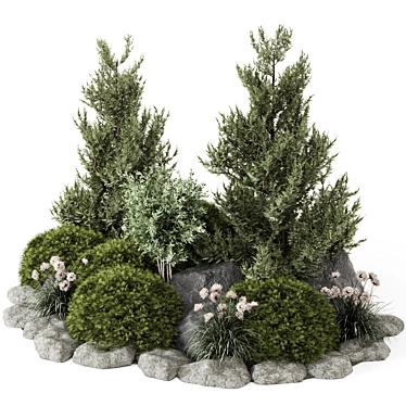 Garden Greenery Set 2015 MAX 3D model image 1 