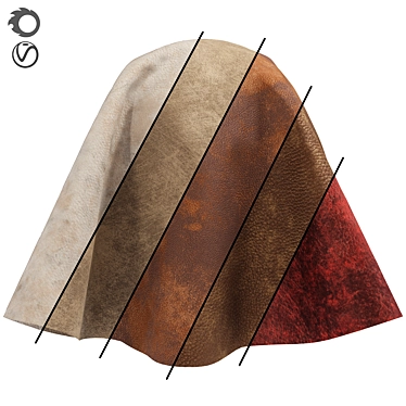 Vintage Leather Texture Pack 3D model image 1 