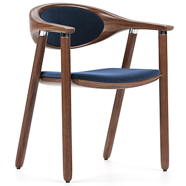 Realistic Naru Chair Model 3D model image 1 