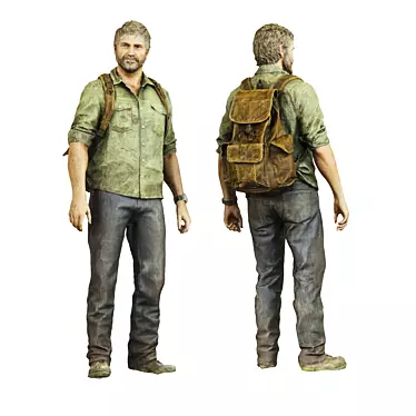 Joel Miller - TLOU Character 3D model image 1 