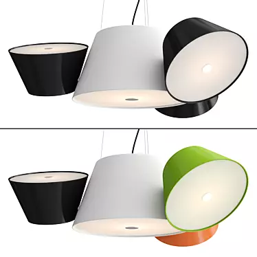 Modern Multi-Light Pendant Marset 3D model image 1 