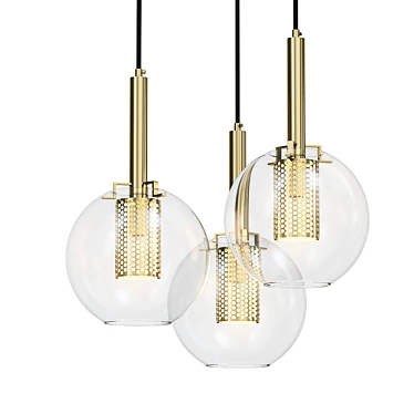 Elegance in Simplicity Pendant Light 3D model image 1 