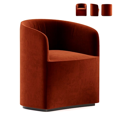 Cozy Tea Lounge Chair 3D model image 1 