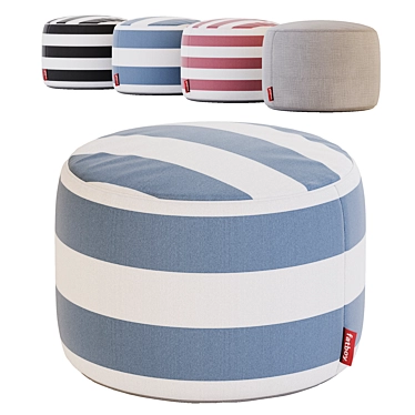 Translated description: Puf Fatboy Point
Title: Cozy Round Puf Ottoman 3D model image 1 