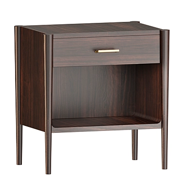 Sophisticated Hannah Bedside Table 3D model image 1 