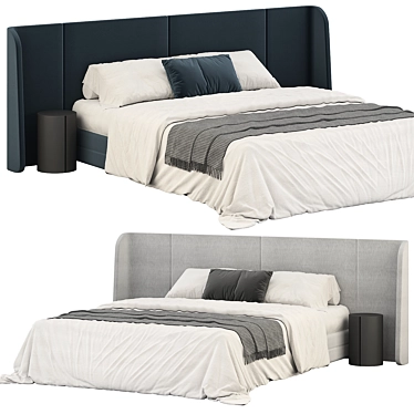 Modern Highwall Lori Bed 3D model image 1 