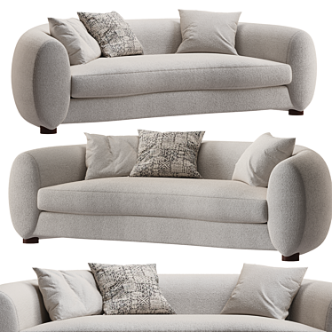 Elegant PERKINS 2014 Sofa Design 3D model image 1 