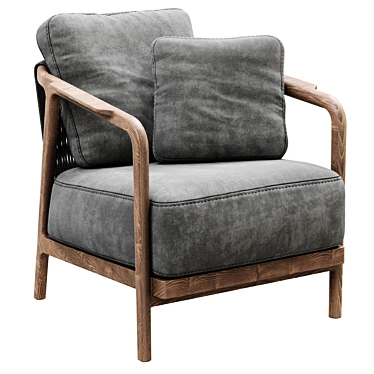 Modern Crono Flexform Seating 3D model image 1 