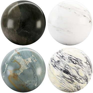 Luxury Marble Texture Collection 3D model image 1 