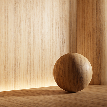  Seamless Wood Material Texture 3D model image 1 