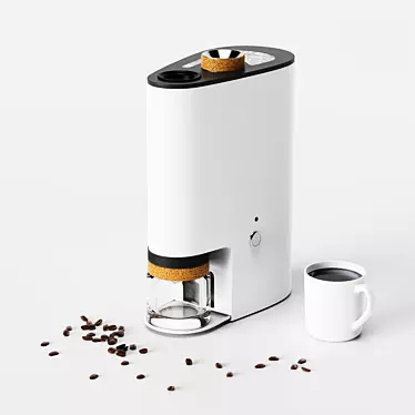 Sleek White Coffee Maker | 2018 3D model image 1 