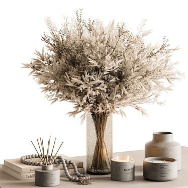 Plant Life Vase Set 3D model image 1 