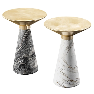Modern Minimalist Side Table Essien 3D model image 1 