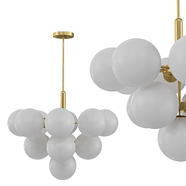 Elegant Polaris Chandelier 3D Model 3D model image 1 